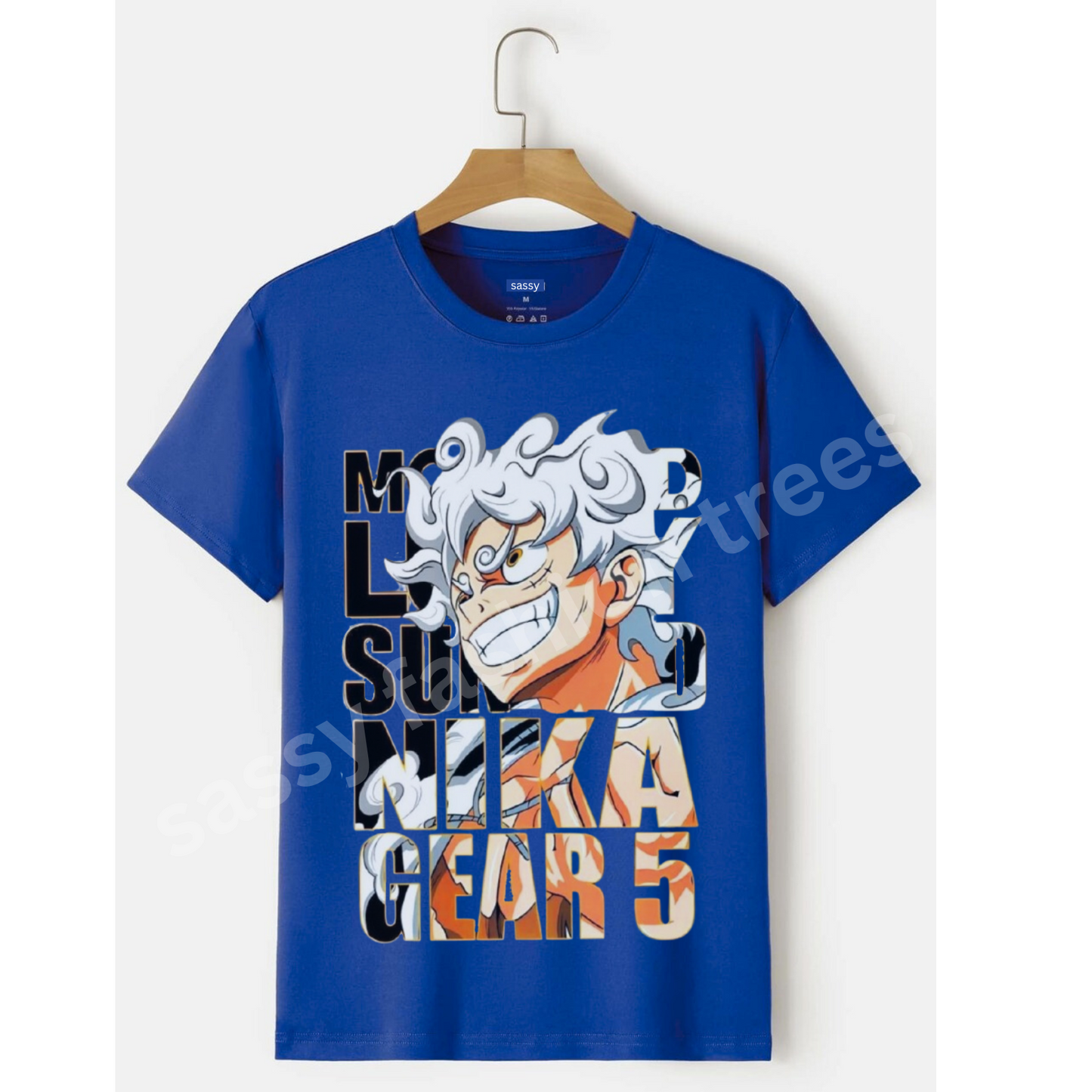 Gear 5 Anime Regular Fit Printed T-shirt for Boy